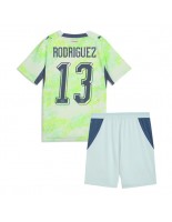 Švýcarsko Ricardo Rodriguez #13 Venkovní dres pro děti MS 2026 Krátký Rukáv (+ trenýrky)